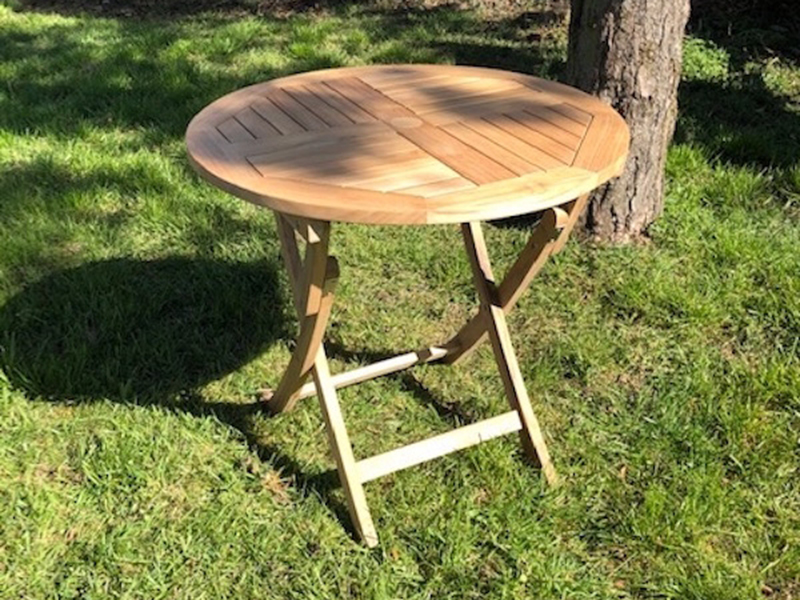 Product photograph of Buckingham Folding Table Fsc Certified from The Garden Furniture Centre Ltd