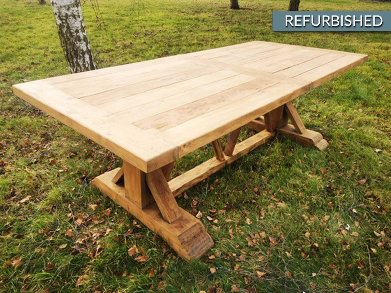 Product photograph of Valencia Dining Table 2 4m Refurbished from The Garden Furniture Centre Ltd