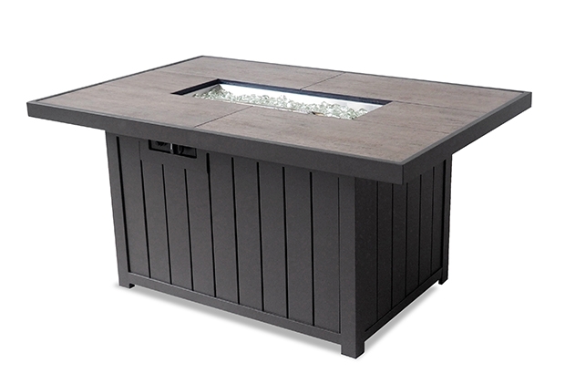 Product photograph of Rectangular Firepit Table from The Garden Furniture Centre Ltd