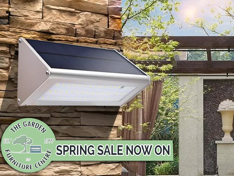 Product photograph of Solar Led Wall Lamp from The Garden Furniture Centre Ltd