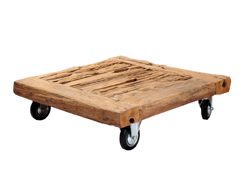 Product photograph of Wheeled Coffee Table from The Garden Furniture Centre Ltd