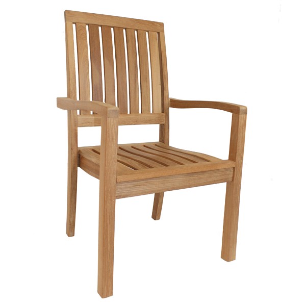 Product photograph of Winchester Stacking Armchair Fsc Certified from The Garden Furniture Centre Ltd