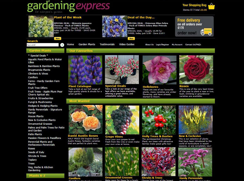 Gardening Express - inspiration for buying plants