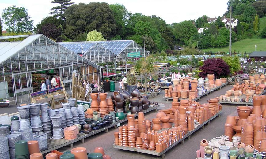 a massive choice of containers for gardeners