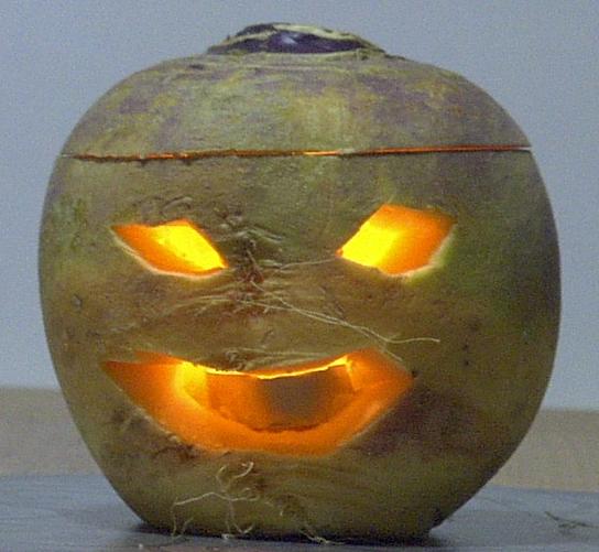 Original Jack O Lanterns were carved from turnips, suedes and beetroots ...